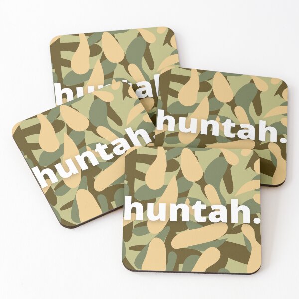 Item preview, hawaii huntah slogan, hawaii pidign with camo background designed and sold by maplunk.
