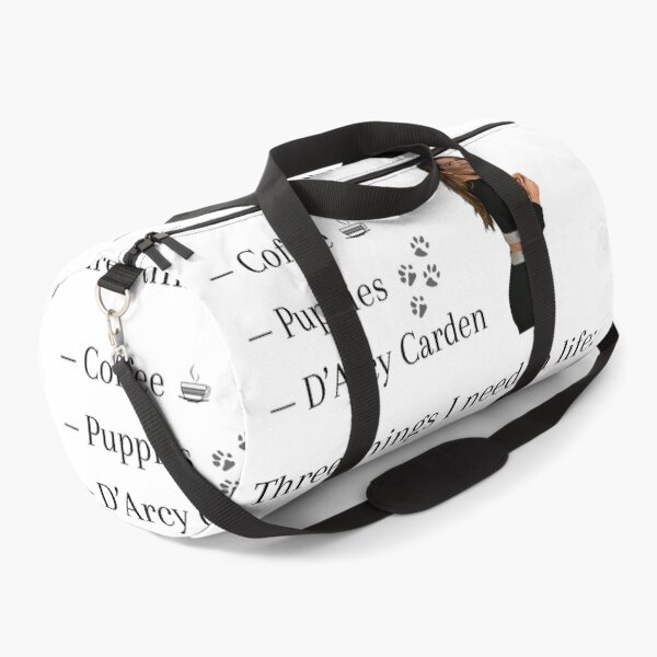 Item preview, Three things I need in life: Coffee, Puppies, and D’Arcy Carden designed and sold by Katy Caldwell.