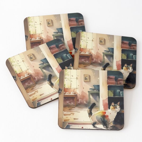 Item preview, home is where your cat lives designed and sold by printiesart.