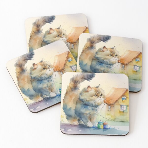 Item preview, home is where your cat lives designed and sold by printiesart.