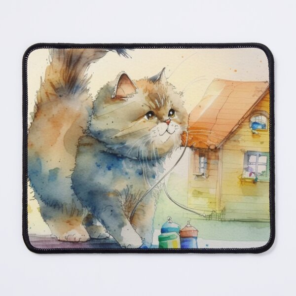 Item preview, home is where your cat lives designed and sold by printiesart.