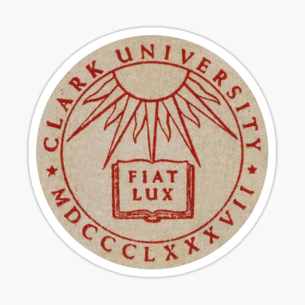 Item preview, 1953 Clark University Logo - Worcester, MA Pin designed and sold by Nostalgia Tees, Stickers, Art & More.