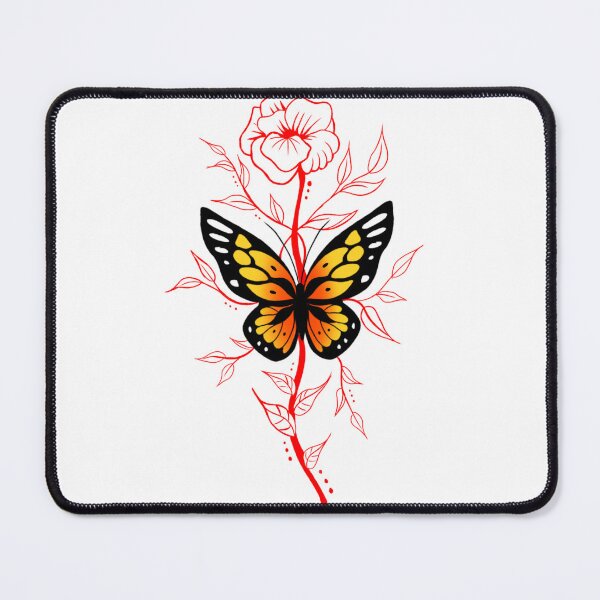 Item preview, Butterfly flower designed and sold by Sketchoholix.