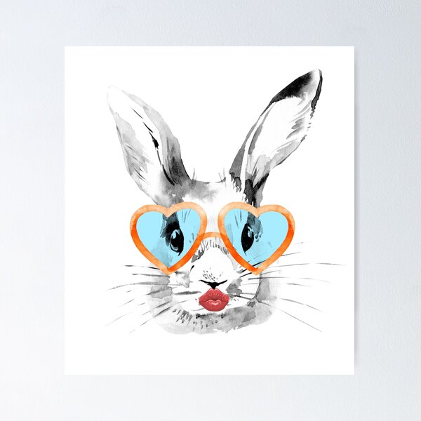 Item preview, Cool Bunny  designed and sold by DamarisArtDecor.