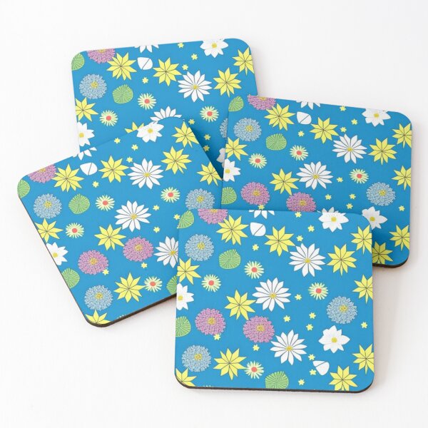 Item preview, Colorful Flowers Pattern Design Leaves Pattern Nature Theme  designed and sold by Myriam-BR.
