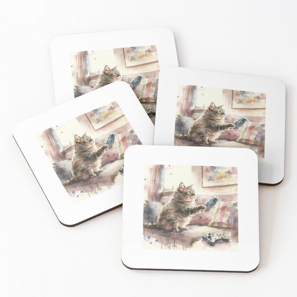 Item preview, home is where your cat lives designed and sold by printiesart.