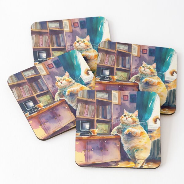 Item preview, home is where your cat lives designed and sold by printiesart.