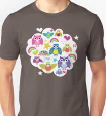 Owl cloud T-shirt Unisex T-Shirt