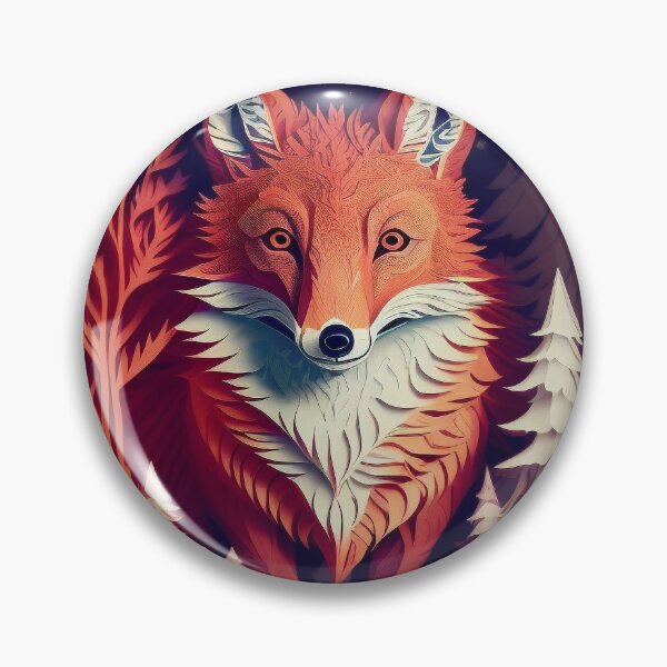 Item preview, PaperCut Art Red Fox in a Forest designed and sold by Damitan.