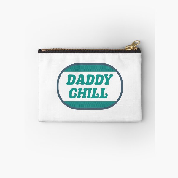 Item preview, Daddy Chill (Chill Pill) Vine Funny DILF Sugar Daddy Funny Satire Badge of Honor Teal Green and Blue designed and sold by SpamiltonPrints.