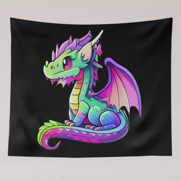 Item preview, Cute colorful dragon designed and sold by Francesko221.