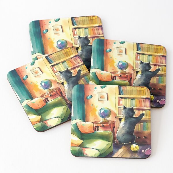 Item preview, home is where your cat lives designed and sold by printiesart.