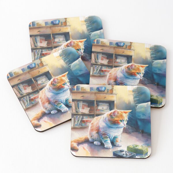 Item preview, home is where your cat lives designed and sold by printiesart.
