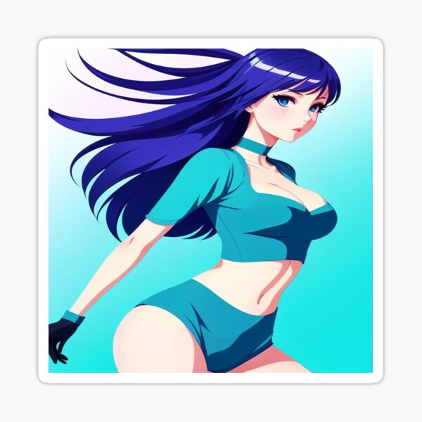 Cute anime Sticker