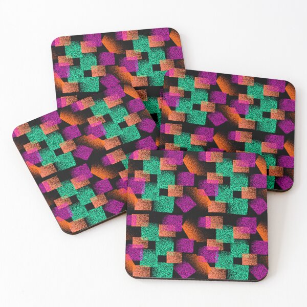 Item preview, Grainy Texture Abstract ( pink orange teal ) designed and sold by Itzjustlife.