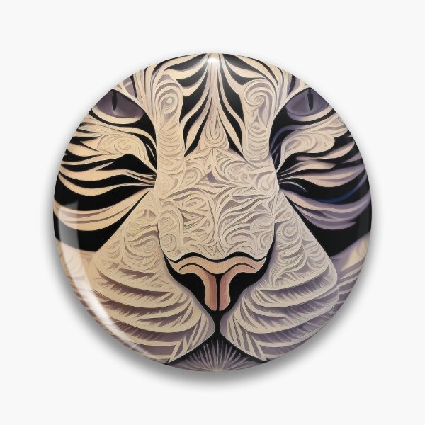 Item preview, PaperCut White Tiger designed and sold by Damitan.