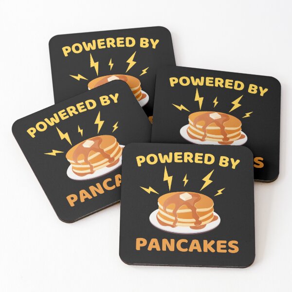 Item preview, Powered by Pancakes: Perfect for Breakfast Lovers designed and sold by SimpliText.