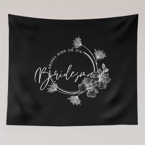 Item preview, Bridesmaid, brides ride or die designed and sold by Lillieoandco.