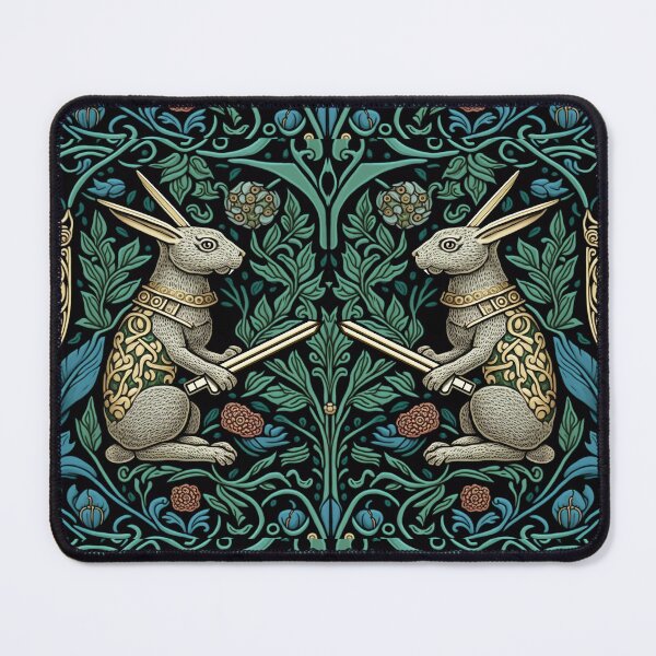Item preview, Medieval Killer Bunnies Tapestry designed and sold by ebrawne.