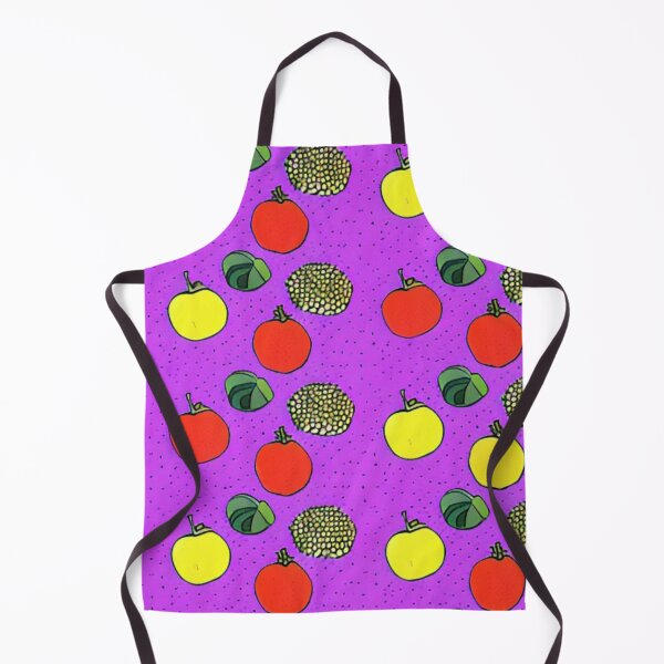 Item preview, Colorful Fruits Vegetables Pattern Design Kitchen Theme designed and sold by Myriam-BR.