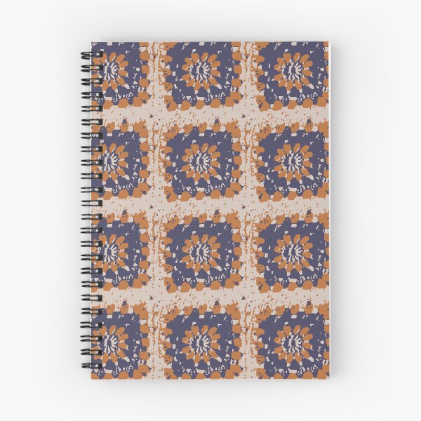 Item preview,  Granny Square Quadrados de Crochê quadrado da vovó. laranja e azul designed and sold by GirlaineSQ.
