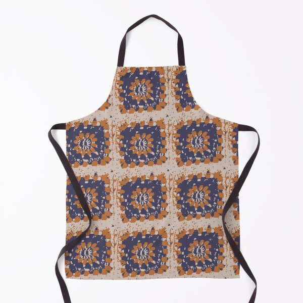 Item preview,  Granny Square Quadrados de Crochê quadrado da vovó. laranja e azul designed and sold by GirlaineSQ.
