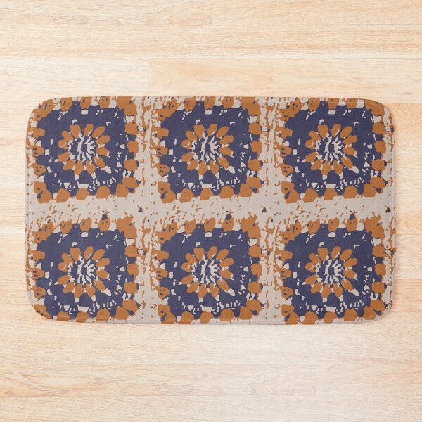 Item preview,  Granny Square Quadrados de Crochê quadrado da vovó. laranja e azul designed and sold by GirlaineSQ.