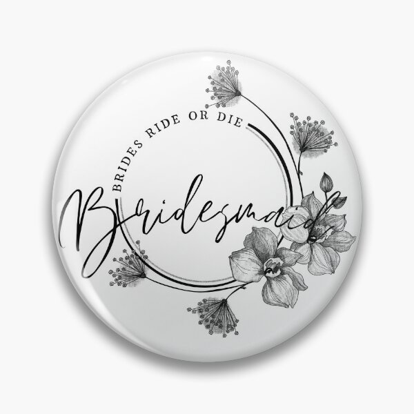 Item preview, Bridesmaid, brides ride or die designed and sold by Lillieoandco.