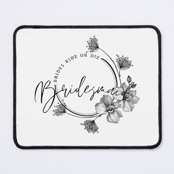 Item preview, Bridesmaid, brides ride or die designed and sold by Lillieoandco.