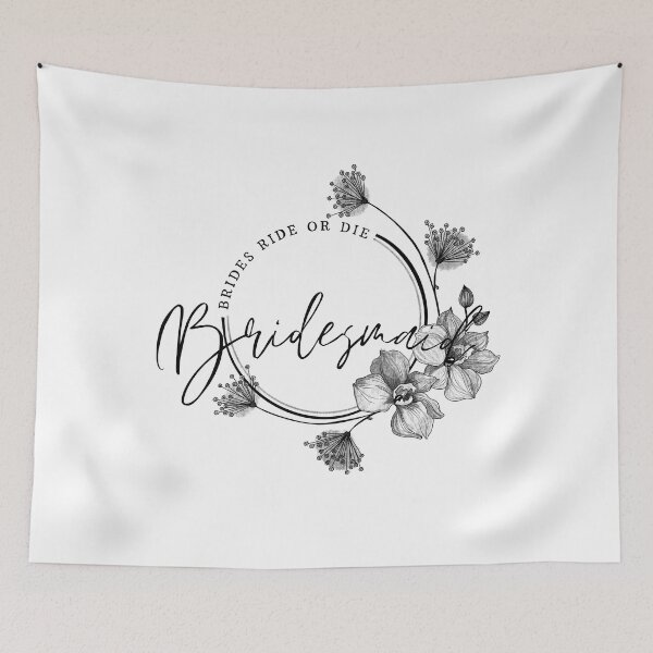 Item preview, Bridesmaid, brides ride or die designed and sold by Lillieoandco.