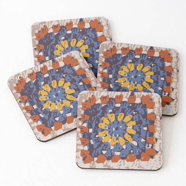 Item preview, Granny Square Quadrados de Crochê quadrado da vovó. designed and sold by GirlaineSQ.