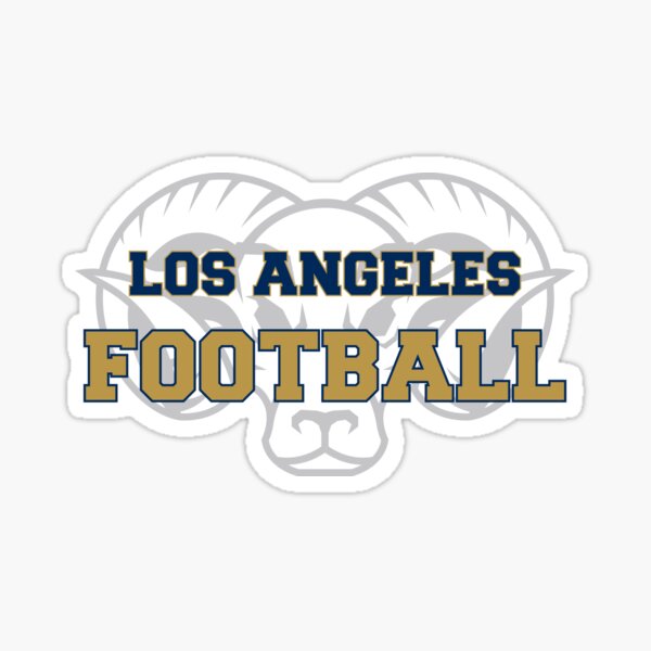American Football In Blue Sticker