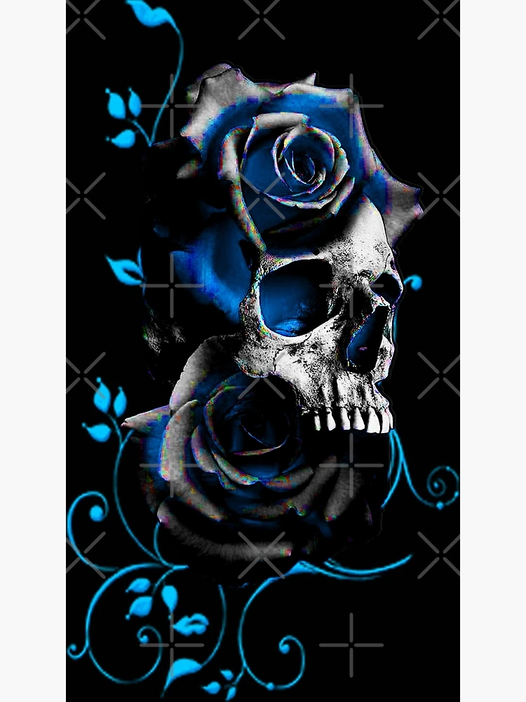 ジグソーパズル SKULLS & FLOWERS BLUE SIGNAL Takashi Murakami Jigsaw Puzzle / SKULLS & FLOWERS BLUE