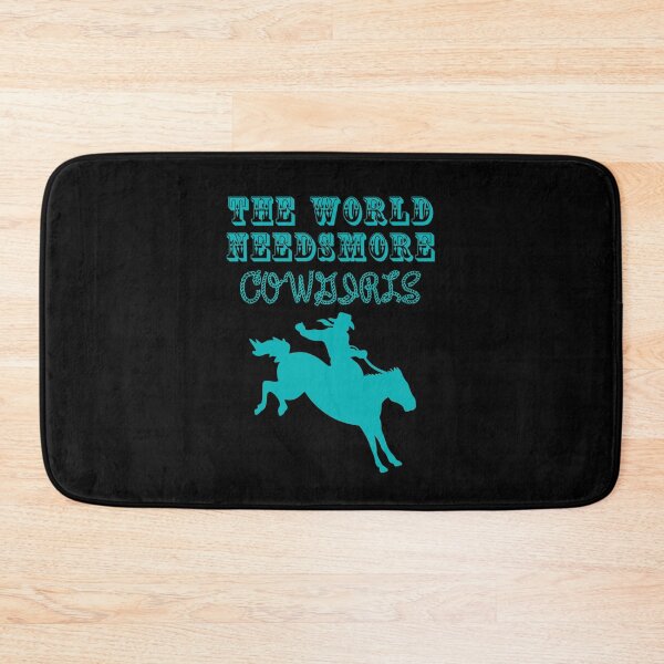 Item preview, The World Needs More Cowgirls Bucking Horse designed and sold by Horsequeenozie.