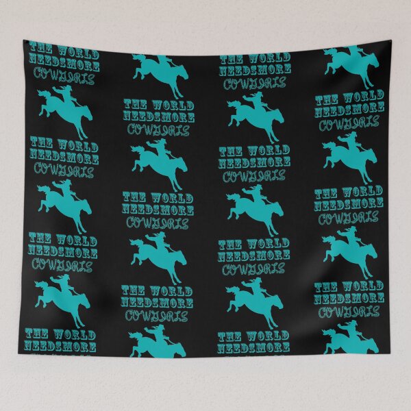 Item preview, The World Needs More Cowgirls Bucking Horse designed and sold by Horsequeenozie.