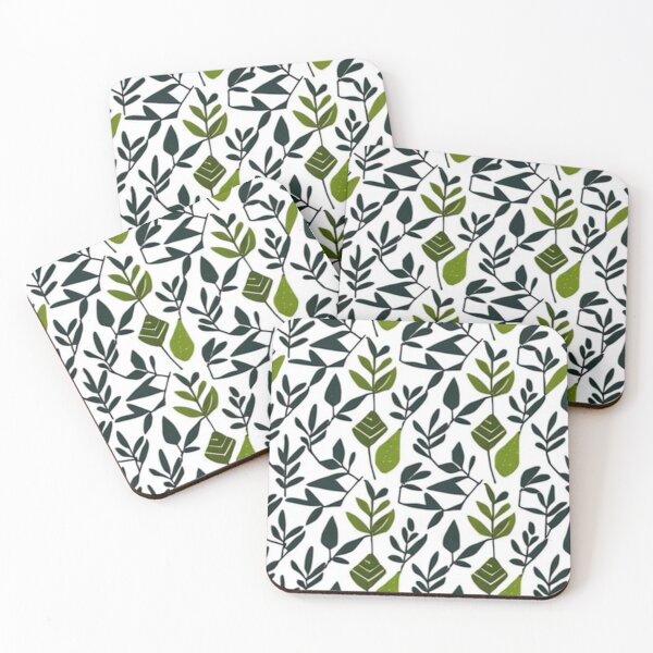 Item preview, Contrasting Leaves Different Green Tones Natural Theme Pattern Design  designed and sold by Myriam-BR.