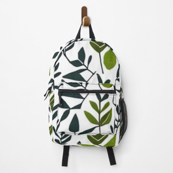 Item preview, Contrasting Leaves Different Green Tones Natural Theme Pattern Design designed and sold by Myriam-BR.