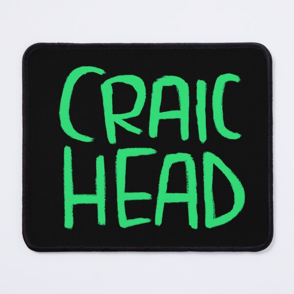 Item preview, Craic, Irish Slang for Fun, Craic Head designed and sold by badlydrawnbabe.