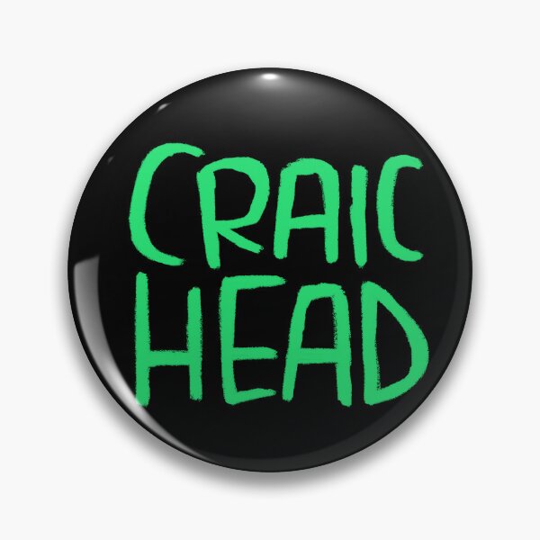 Item preview, Craic, Irish Slang for Fun, Craic Head designed and sold by badlydrawnbabe.