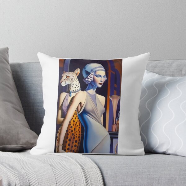 Item preview, Vintage Art Deco Cheetah inspired by Daisy Buchanan designed and sold by Silverstormer.