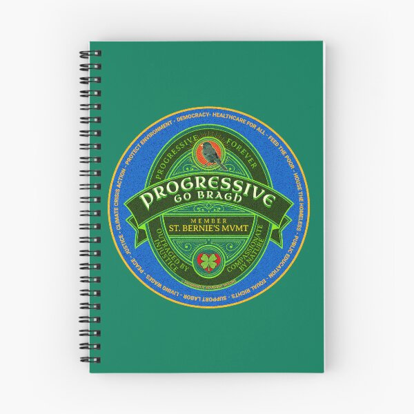 Artikelvorschau, PMD00496 Progressive Movement Designs Irish American Progressive Go Bragh oder forever für den Saint Patricks Day oder jeden anderen Tag motivierende Botschaft für progressive Demokraten und Bernie Sanders Unterstützer entworfen und verkauft von ProgressiveLeft.