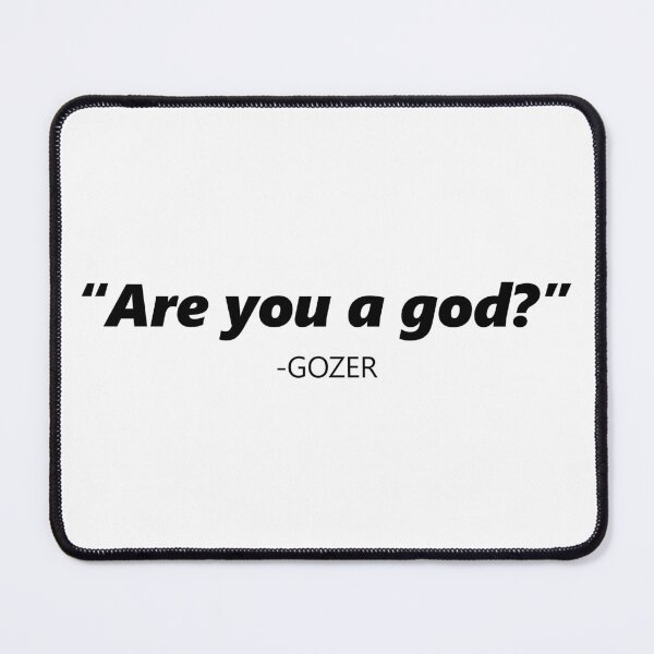 Item preview, Gozer quote (black) designed and sold by muskitt.