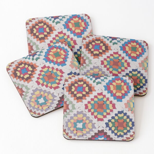 Item preview, Granny Square Quadrados de Crochê quadrado da vovó. Coloridos designed and sold by GirlaineSQ.