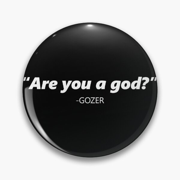 Item preview, Gozer quote (white) designed and sold by muskitt.