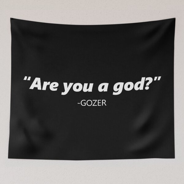 Item preview, Gozer quote (white) designed and sold by muskitt.