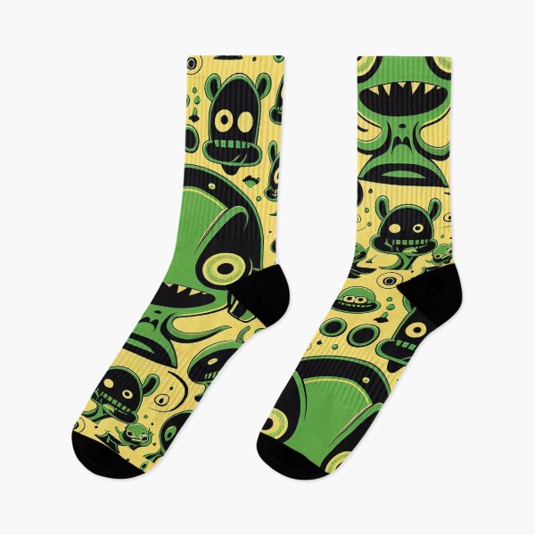 Item preview, Happy Alien friends Green designed and sold by CosyDesign.