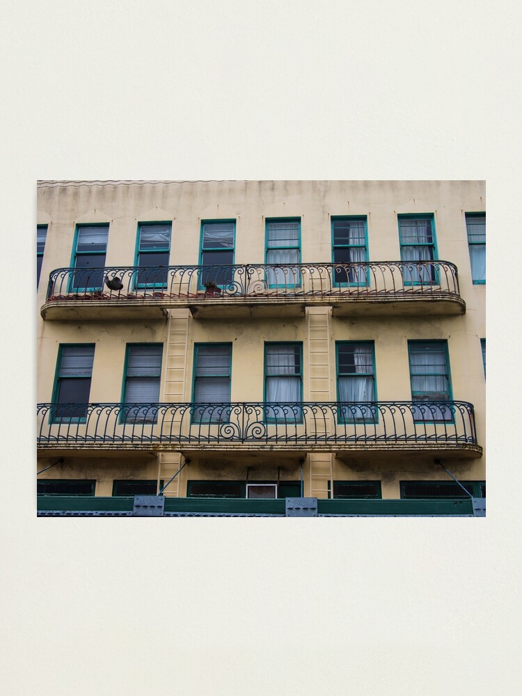 Alternate view of Building Balconies Photographic Print