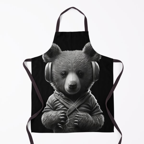 Artikelvorschau, Bear wearing headphones entworfen und verkauft von Rays84.
