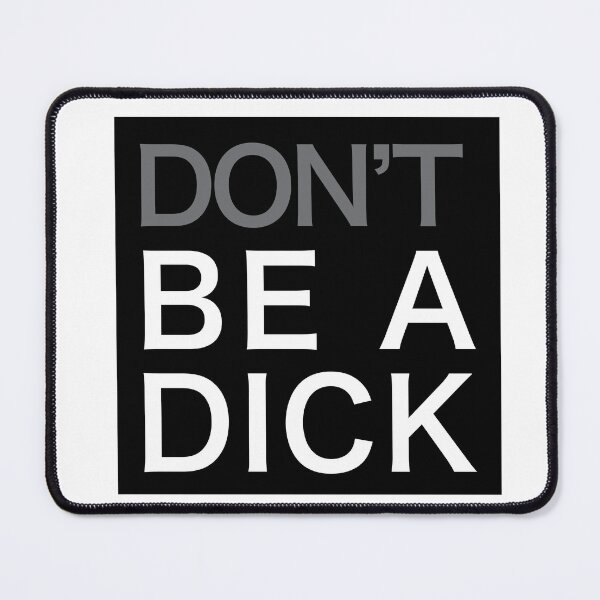Item preview, DONT BE A DICK FUNNY BUMPER STICKER designed and sold by estudio3e.