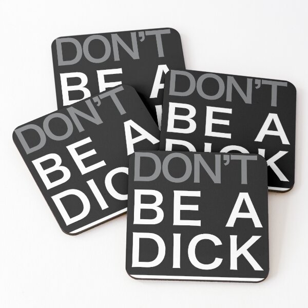 Item preview, DONT BE A DICK FUNNY BUMPER STICKER  designed and sold by estudio3e.